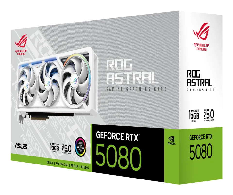 ASUS ROG ASTRAL RTX 5080/Gaming/16GB/GDDR7 (90YV0LV5-M0NA00)