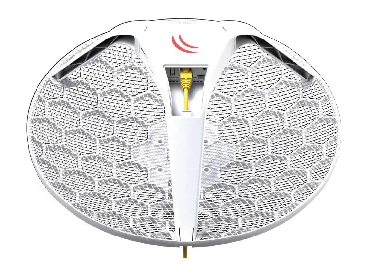 MikroTik LHG 5 (RBLHG-5nD-3), 3-PACK, 600MHz CPU, 64MB RAM, 1x LAN, 5GHz Wi-Fi, 25dBm, ant. 2x24dBi, 802.11a/n, vč. L3