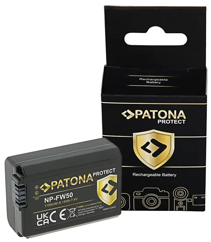 PATONA baterie pro foto Sony NP-FW50 1100mAh Li-Ion Protect