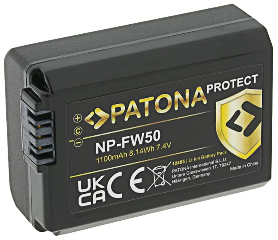 PATONA baterie pro foto Sony NP-FW50 1100mAh Li-Ion Protect