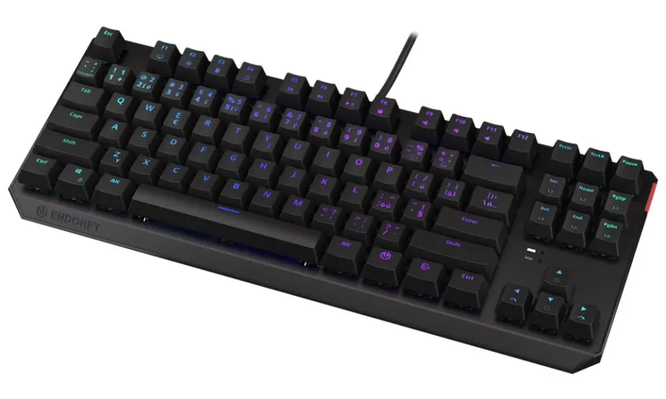 Endorfy herní klávesnice Thock TKL Brown/USB/Kailh Brown/drátová/mechanická/CZ/S