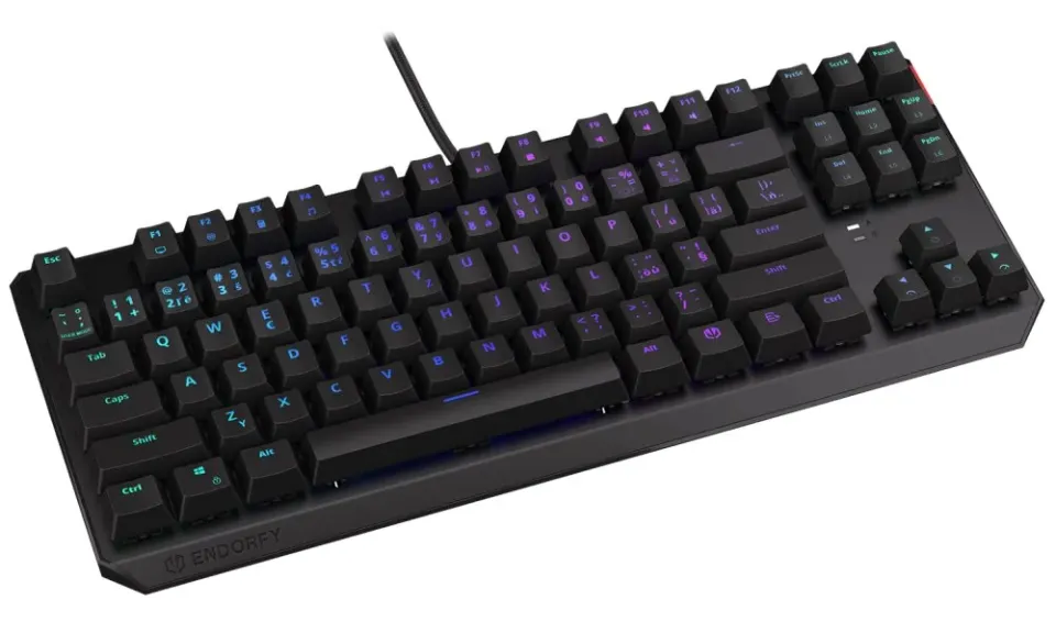 Endorfy herní klávesnice Thock TKL Brown/USB/Kailh Brown/drátová/mechanická/CZ/S