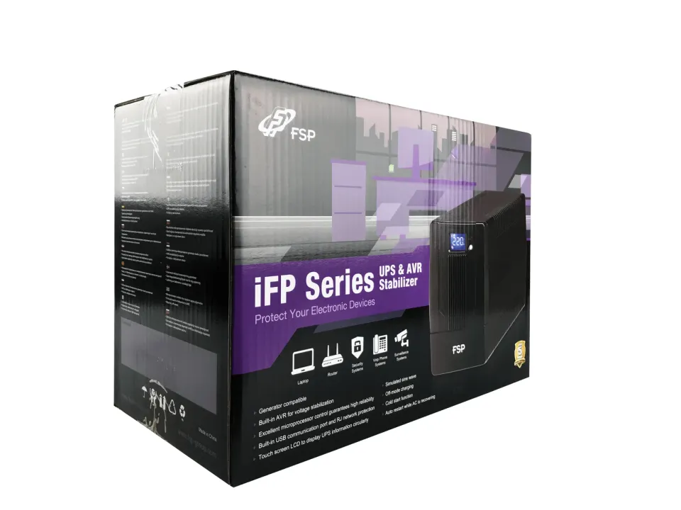 AVACOM FSP UPS iFP 1500, 1500VA/900W, LCD, line interactive