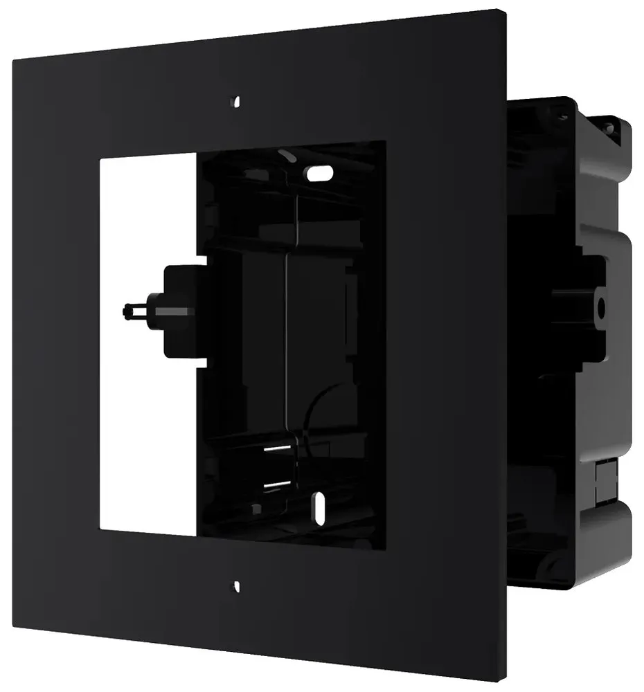 Hikvision DS-KD-ACF1/BLACK - rámeček interkomu pro zápustnou montáž; černý