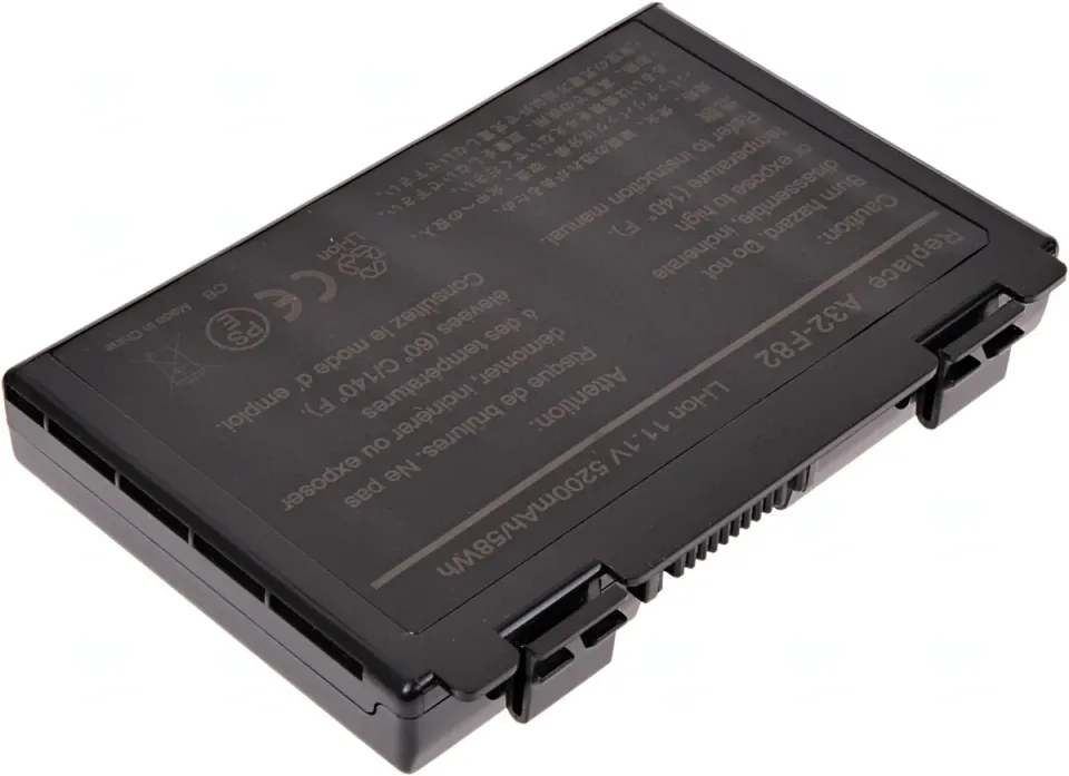 Baterie T6 Power pro Asus K40, K41, K50, K51, K60, K61, K70, F52, F82, X5D, 5200mAh, 58Wh, 6cell