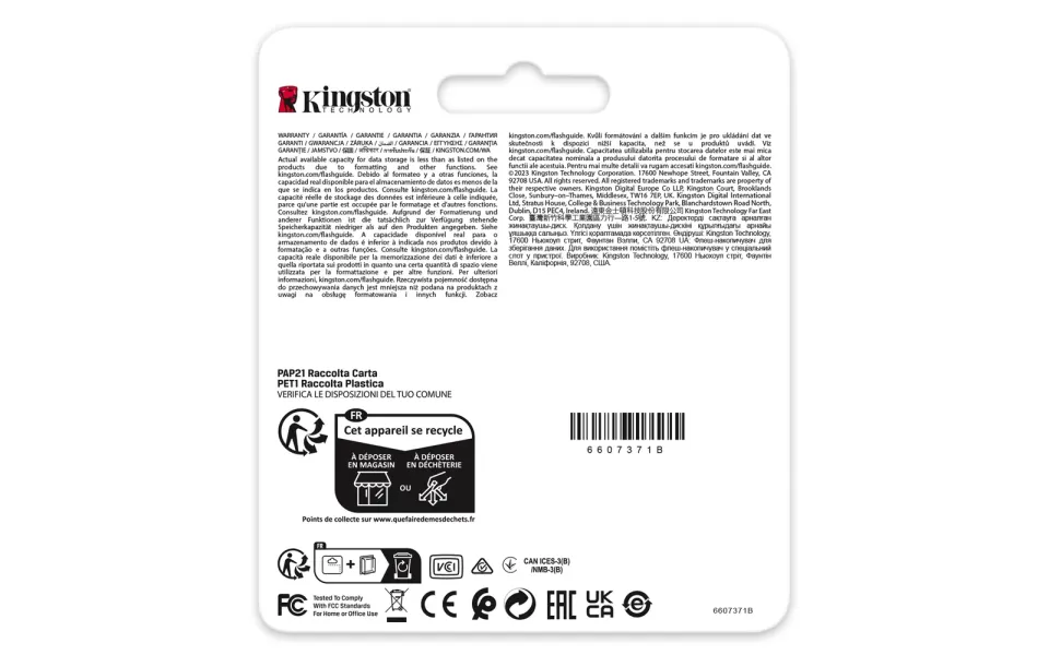 KINGSTON 16GB SDHC Industrial -40C to 85C C10 UHS-I U3 V30 A1 pSLC