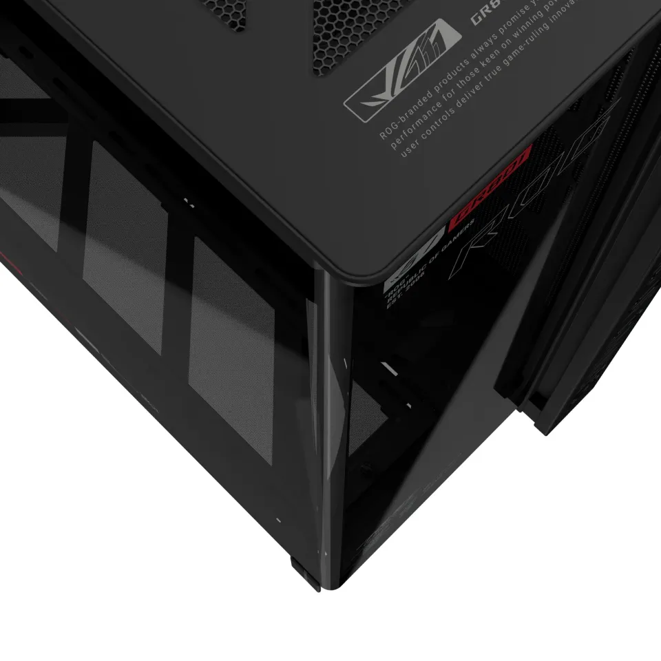 ASUS case ROG Cronox ARGB, E-ATX, Průhledná bočnice, 4x120mm ARGB, černá