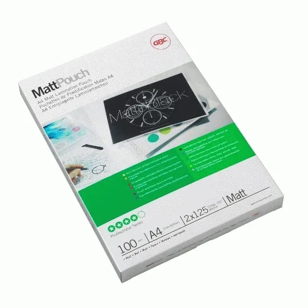 GBC Laminovací kapsy A4 100 mic, matné (100)