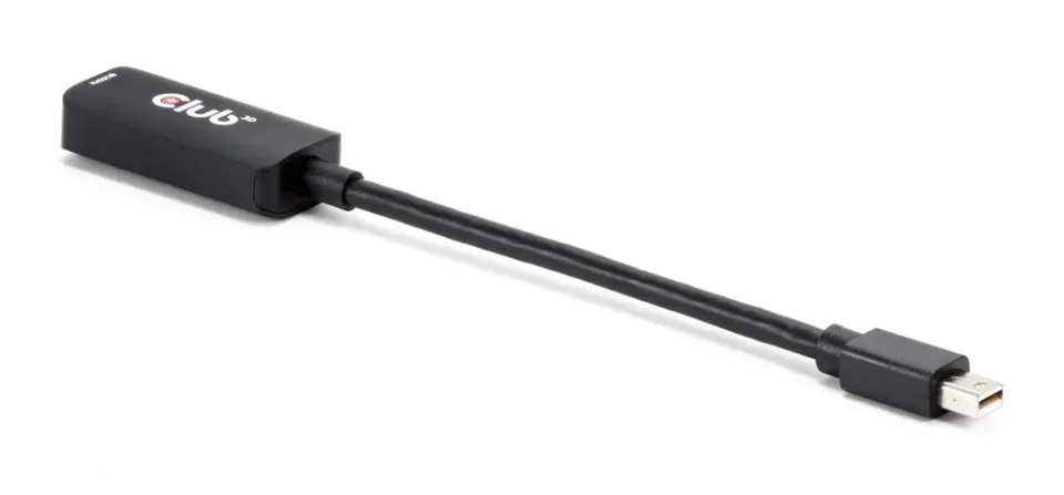 Club3D Adaptér miniDP 1.4 na HDMI, 4K120Hz nebo 8K60Hz HDR10+, M/F, 9cm