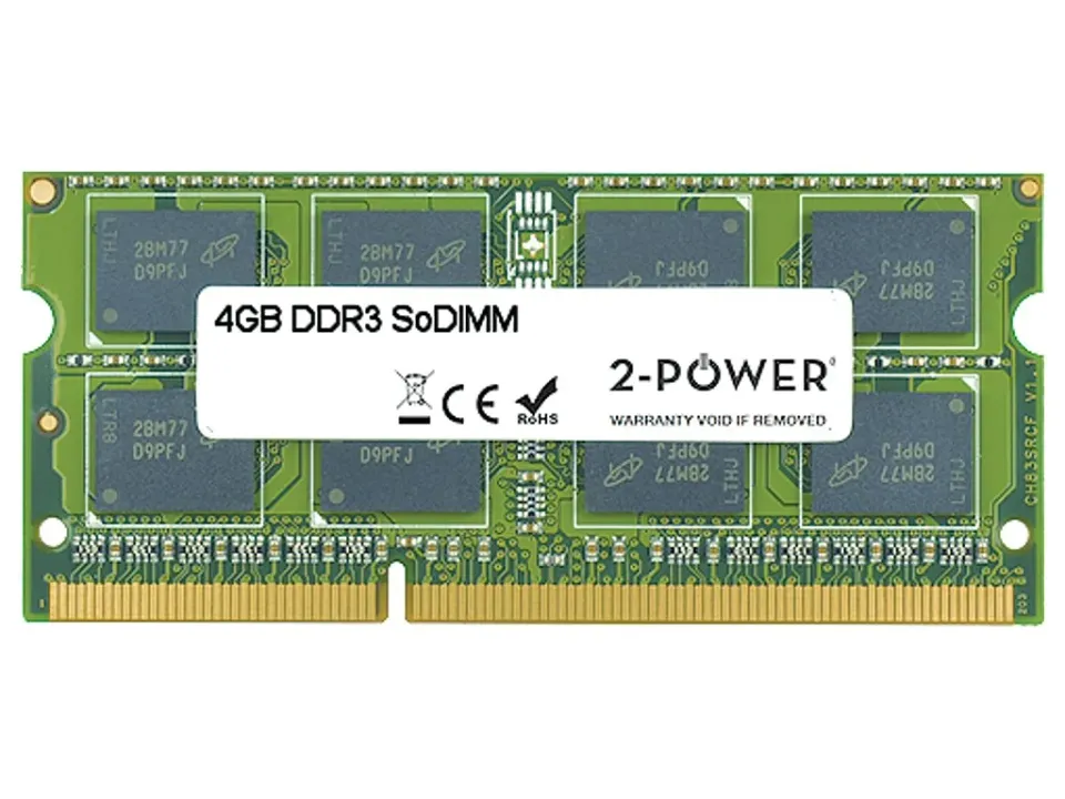 2-Power 4GB MultiSpeed 1066/1333/1600 MHz DDR3 SoDIMM 2Rx8 (1.5V/1.35V)