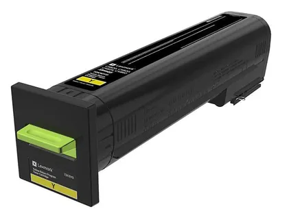 Lexmark CS820, CX82x, CX860 Yellow Return Programme Toner Cartridge - 8 000 stra