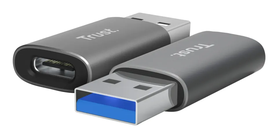 TRUST Adaptér Calyx USB-A na USB-C, 2ks