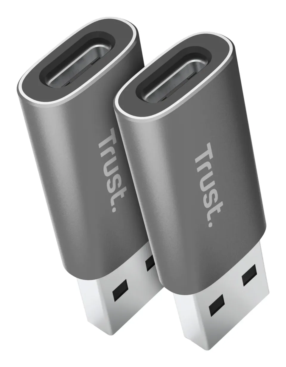 TRUST Adaptér Calyx USB-A na USB-C, 2ks