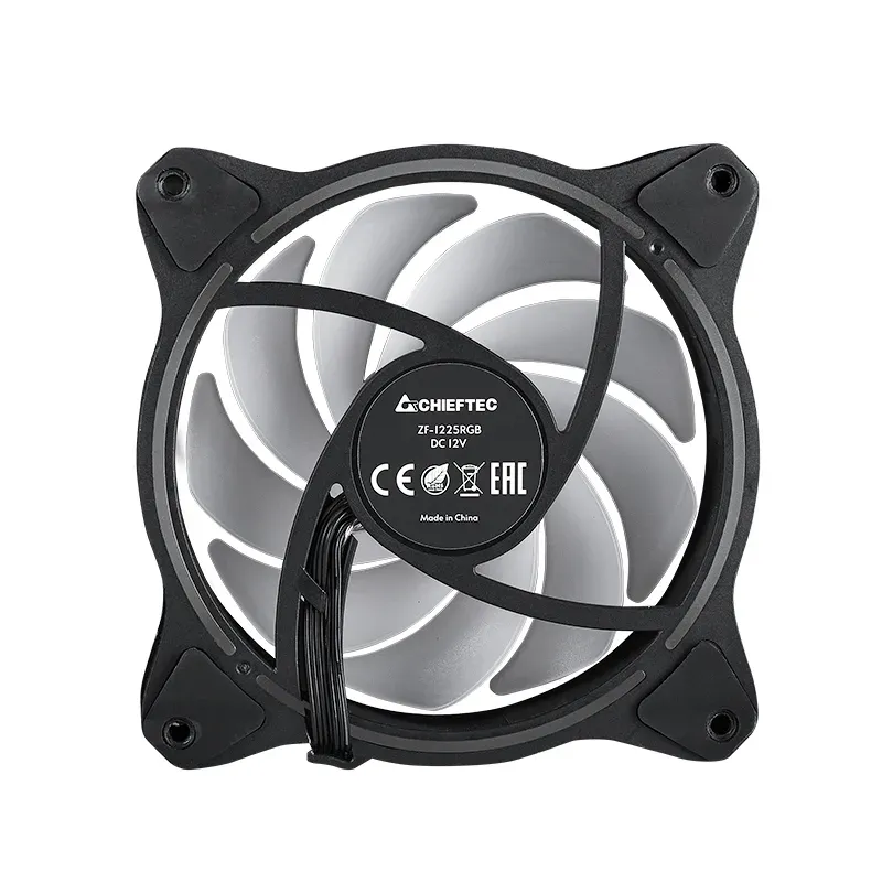 CHIEFTEC ventilátor ZF-1225RGB, 120mm, PWM, ARGB, černá