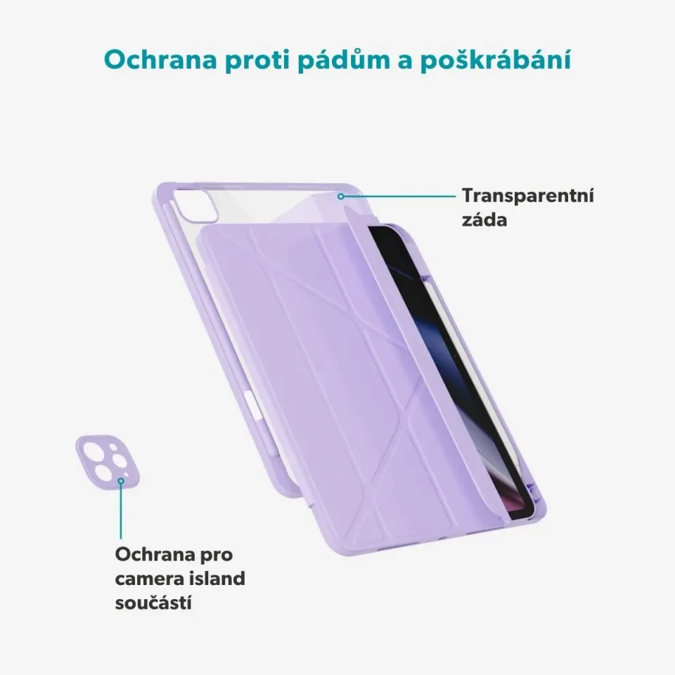 Epico Flip Case iPad Pro 11" (2018-2022)/Air M1-M4 - fialová