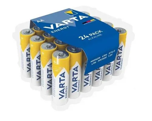 VARTA 24pack Energy AA/LR6 baterie alkalické (cena za 1x24pack)