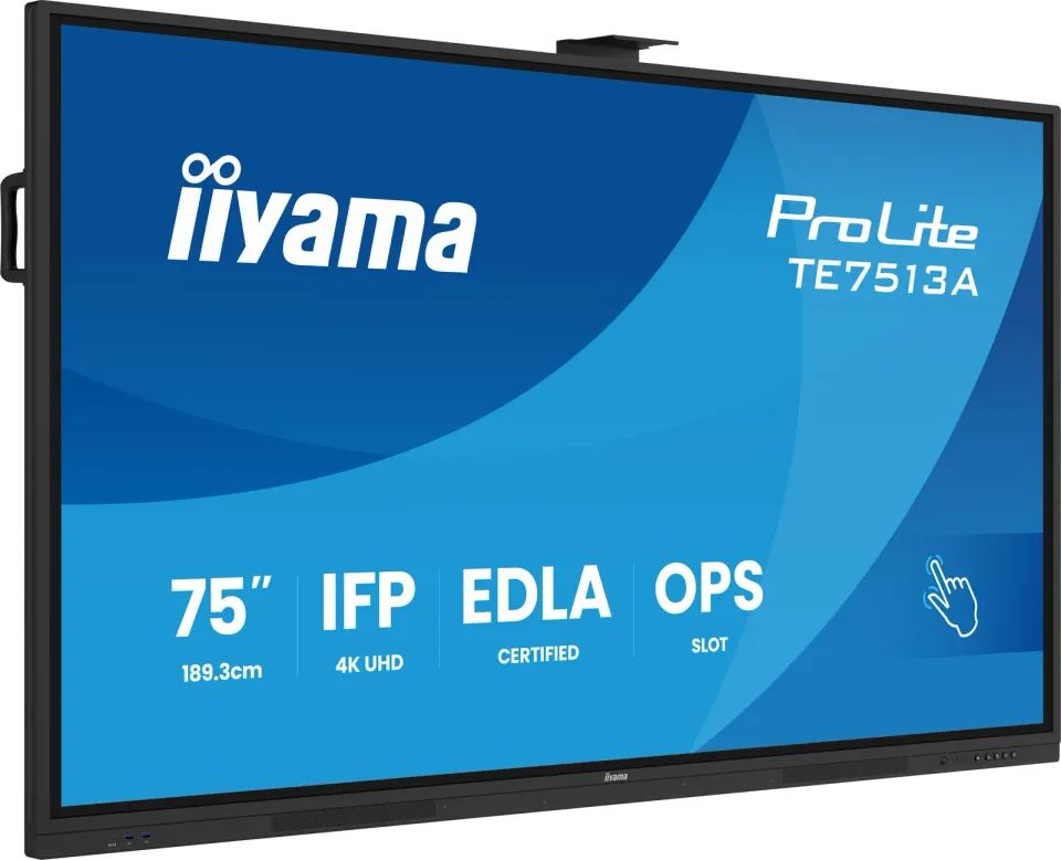 75" iiyama TE7513A-B2AG:IPS,4K,40P,EDLA