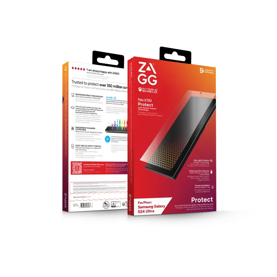 ZAGG Invisible Shield Flex XTR3 hybridní sklo Samsung S24 Ultra