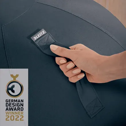 LEITZ Ergonomický sedací míč ERGO Cosy, sametově šedá