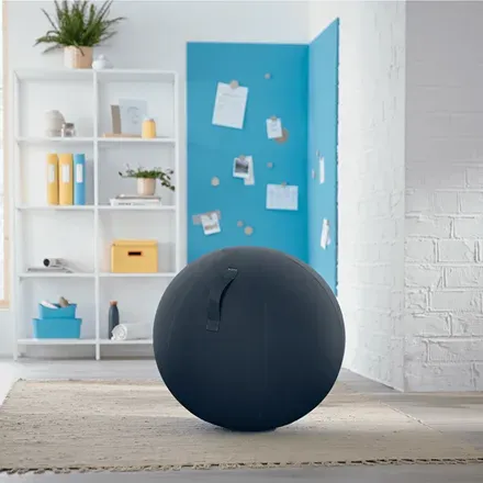 LEITZ Ergonomický sedací míč ERGO Cosy, sametově šedá