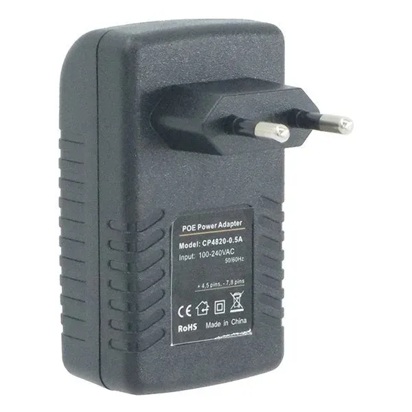 XtendLan PoE injektor pasivní 24V/1A, 1000Base-T, do zásuvky