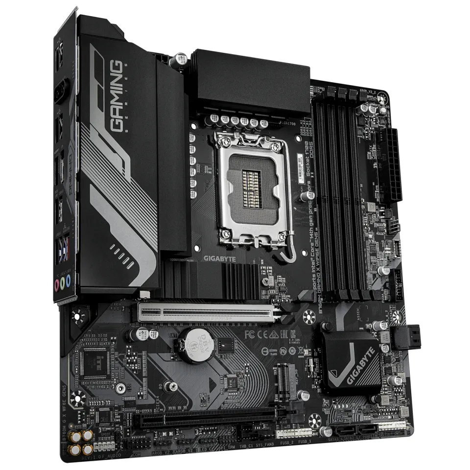 GIGABYTE MB Sc LGA1700 B760M GAMING X WIFI6E GEN5, Intel B760, 4xDDR5, 1xDP, 1xHDMI, WiFi, mATX