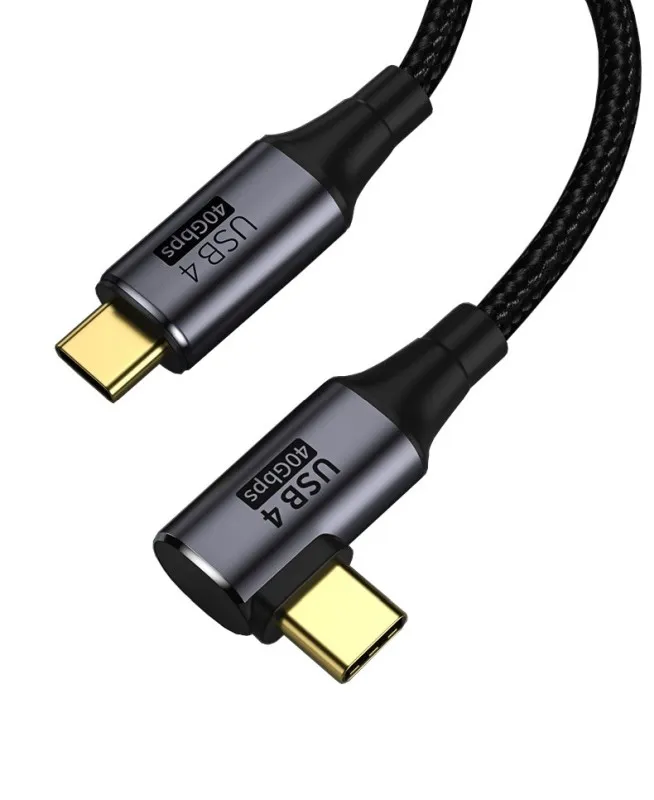 PremiumCord USB4 Gen 3x2 40Gbps 8K@60Hz 240W Thunderbolt 3 kabel 0,3m (ku4cu03)