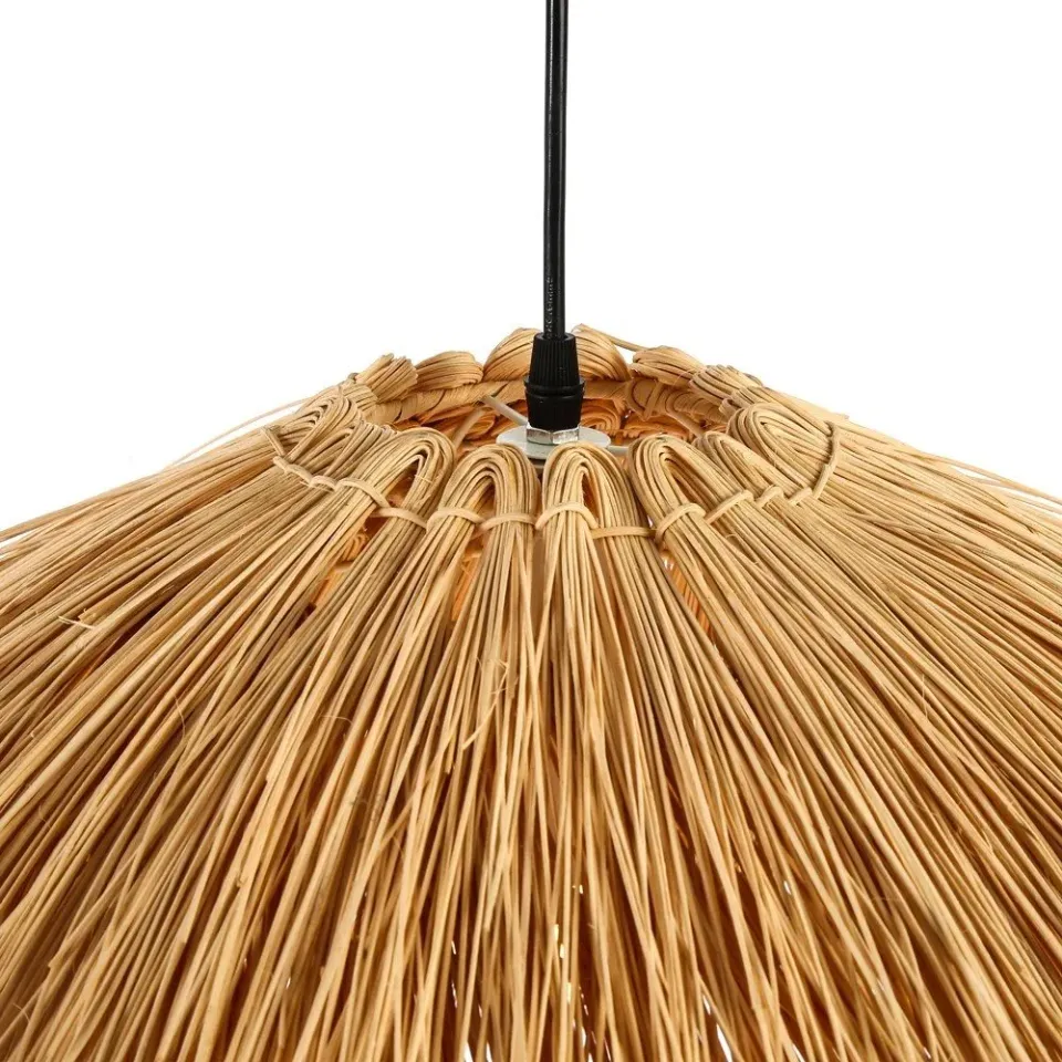 IMMAX BOHO NATURALEZA designové závěsné svítidlo, D55cm, E27, přírodní ratan