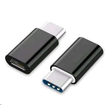 GEMBIRD CABLEXPERT Kabel USB Type-C Adapter Reduktion auf microUSB (CM/mF) (A-USB2-CMmF-01)