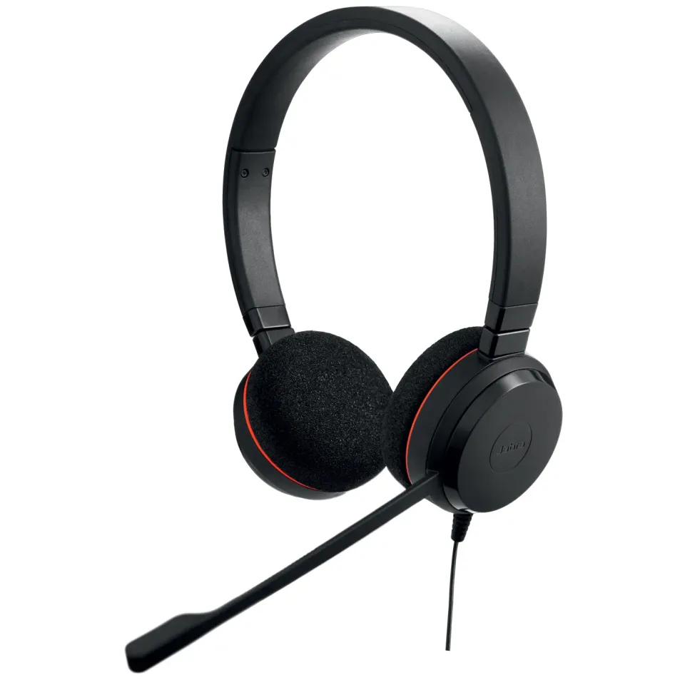 Jabra Evolve 20, Stereo UC, USB C/A adapter