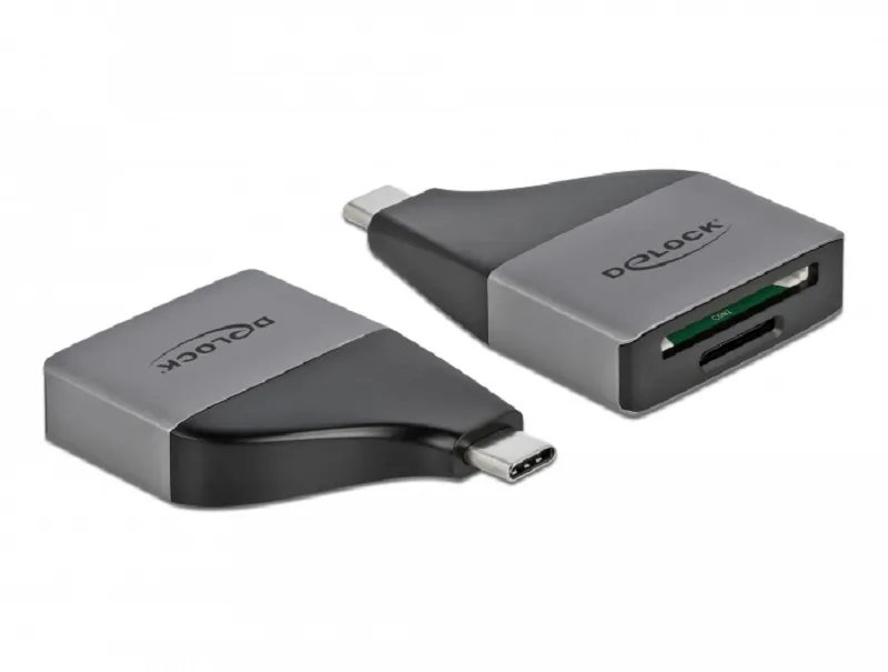 Delock Čtečka karet USB Type-C pro paměťové karty SD / MMC + Micro SD – kompaktn
