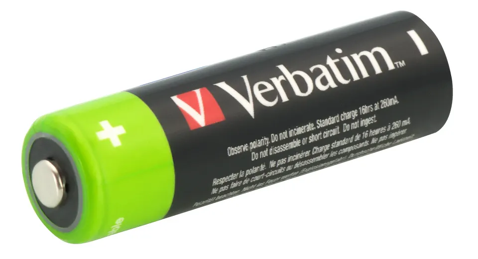 VERBATIM Nabíjecí baterie AA Premium 4-Pack 2500 mAh