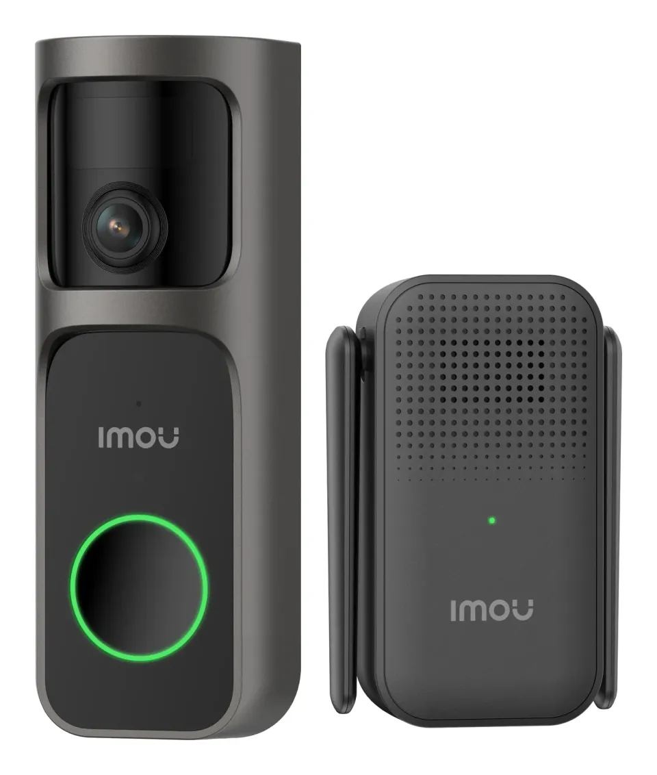 Imou chytrý domovní zvonek 3 Kit/ Wi-Fi/ 4Mpix/ 1920 x 1920/ H.265/ senzor pohybu/ IR přísvit/ černý/ CZ app
