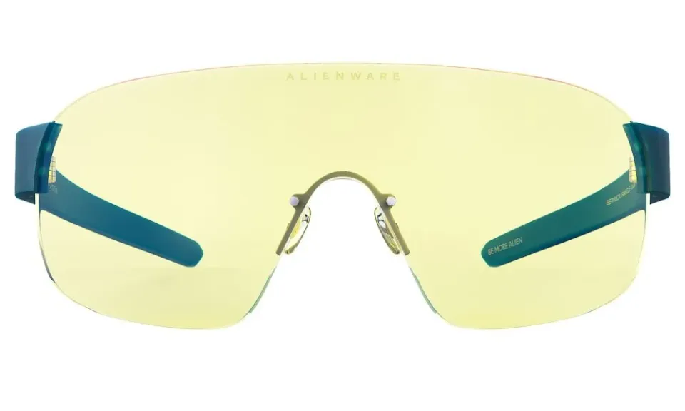 GUNNAR kancelářske/herní brýle ALIENWARE BERMUDA TRIANGLE * LIQUID TEAL *jantárová skla * BLF 65 * GUNNAR focus