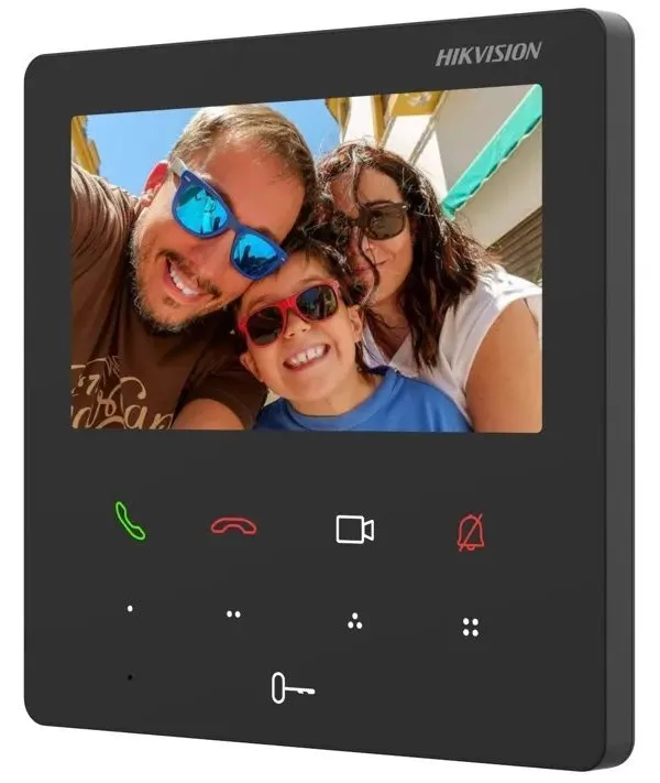 Hikvision DS-KH6110-WE1/Alarm - Vnitřní IP stanice s 4,3" dotykovou TFT obrazovkou, PoE, Alarm