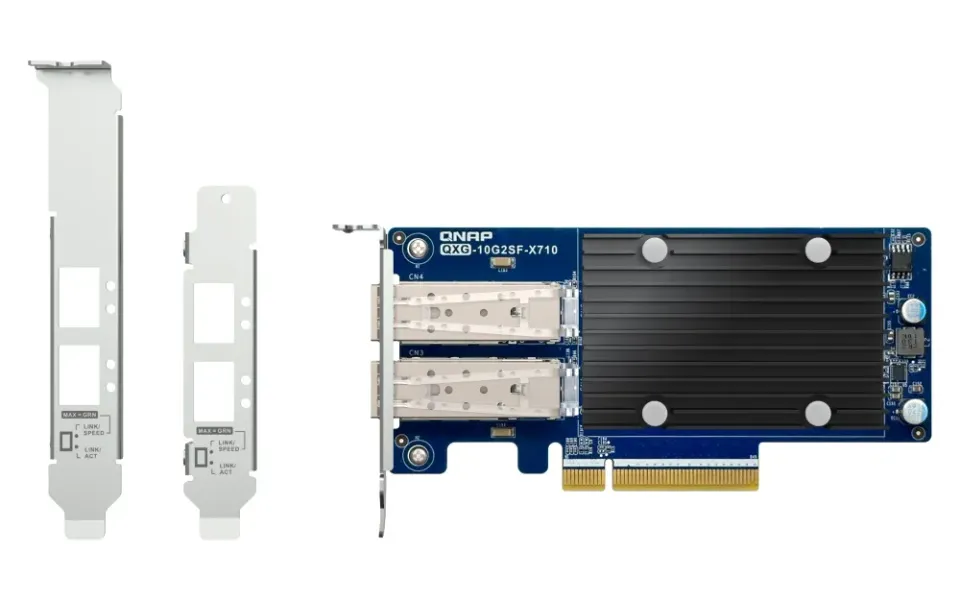 QNAP QXG-10G2SF-X710 rozšiřující karta 2x 10Gb SFP+ pro PC i NAS
