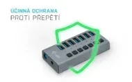 i-tec USB 3.0 Charging HUB 7 Port + Power Adapter 36 W