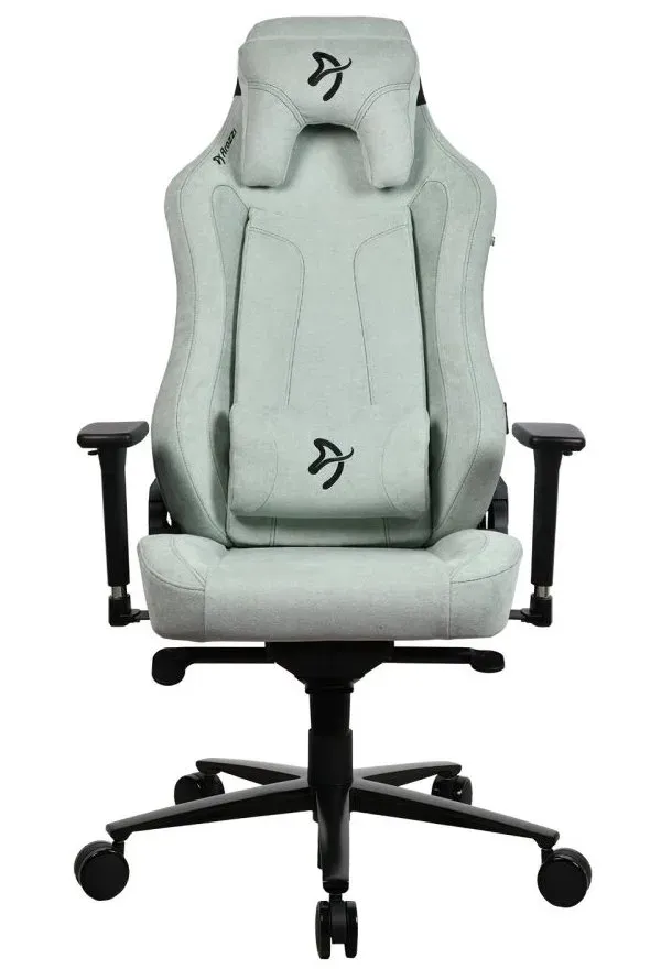 AROZZI herní židle VERNAZZA Soft Fabric Pearl Green/ povrch Elastron/ perlově zelená