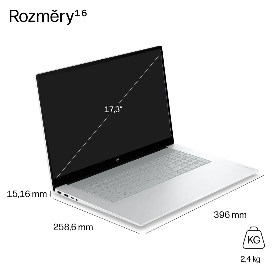NTB HP OmniBook X NG AI PC 17-de0071ncx,Ultra 7 355 (8C) 49 NPU TOPs,49 TOPS,Touch/17.3" FHD,16GB,512GB SSD,Win11 Pro,2Y