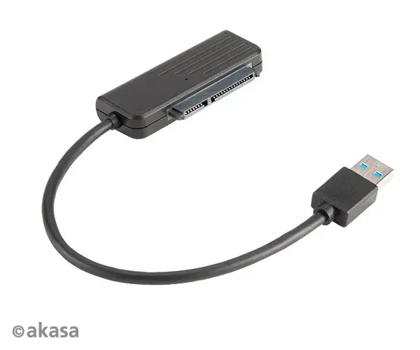 AKASA USB 3.1 adaptér pro 2,5" HDD a SSD - 20 cm