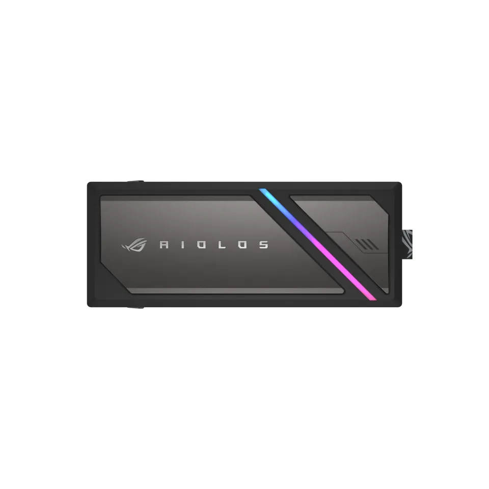ASUS Externí box pro SSD M.2 ROG STRIX AIOLOS, USB 3.2 Gen 2x2, ARGB, černá