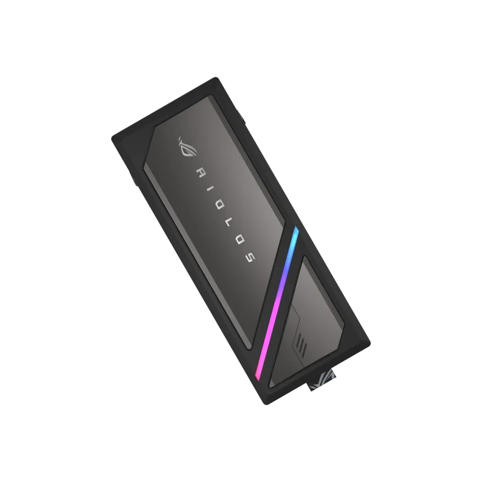 ASUS Externí box pro SSD M.2 ROG STRIX AIOLOS, USB 3.2 Gen 2x2, ARGB, černá