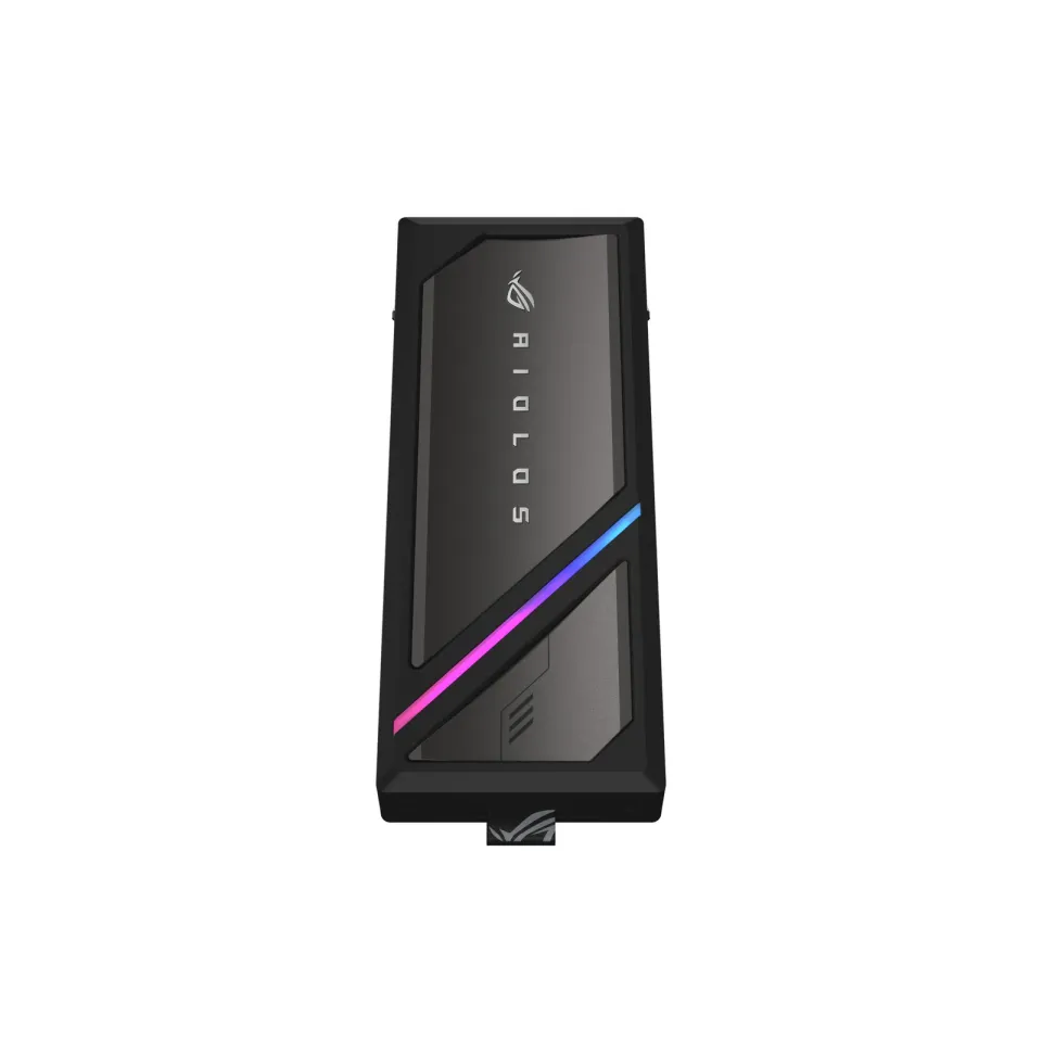 ASUS Externí box pro SSD M.2 ROG STRIX AIOLOS, USB 3.2 Gen 2x2, ARGB, černá