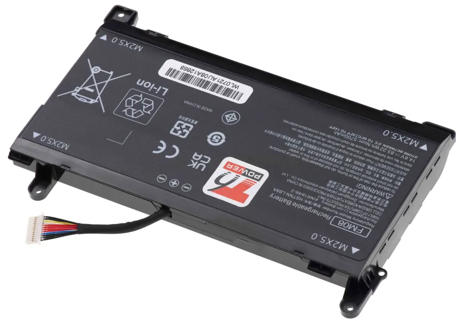 Baterie T6 Power pro HP Omen 17-an000, 17-an100, 12pin, Geforce 1050, 5973mAh, 86Wh, 8cell, Li-ion