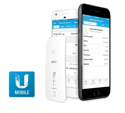 UBNT airMAX Rocket5 AC PRISM Gen2 [airPRISM, AP/Client, 5150-5875 MHz, 802.11ac, 27dBm, 2xRSMA, 1xGPS]