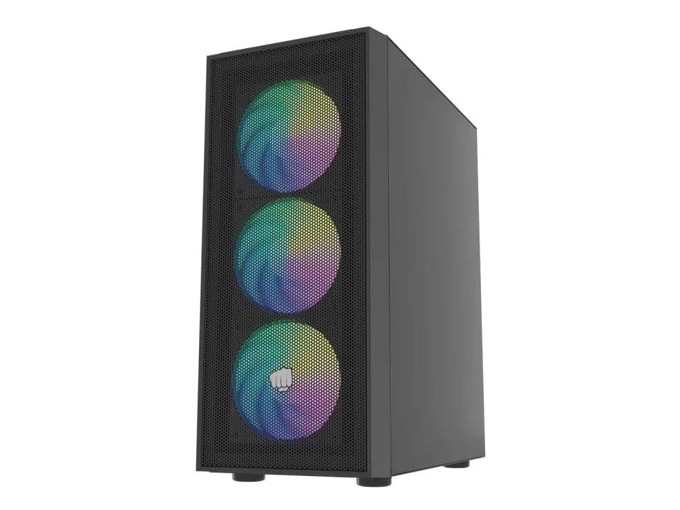 PC skříň Fury SHOBO SH8F, ARGB , Midi Tower, Černá