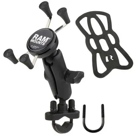 RAM sestava - malý držák X-Grip se středním ramenem a úchytem U-Bolt na průměr 0,50 "až 1,25"