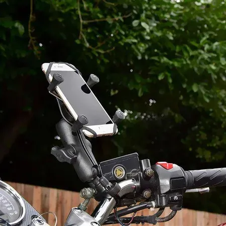 RAM sestava - malý držák X-Grip se středním ramenem a úchytem U-Bolt na průměr 0,50 "až 1,25"