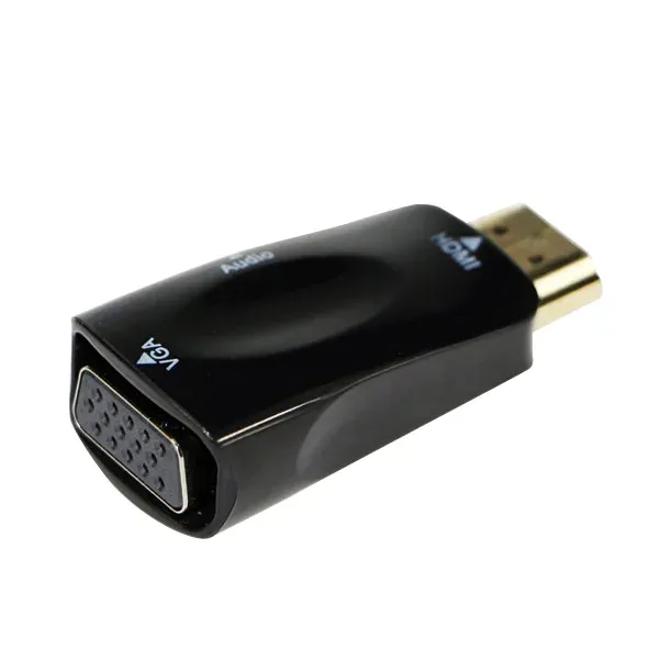 GEMBIRD redukce HDMI na VGA + Audio, M/F, černá