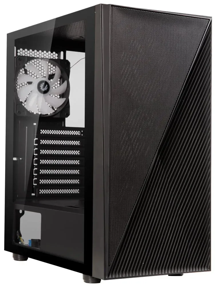 BitFenix skříň Helios / ATX / 4x120mm RGB fan / 2xUSB 3.0 / USB 2.0 / tvrzené sklo / černá